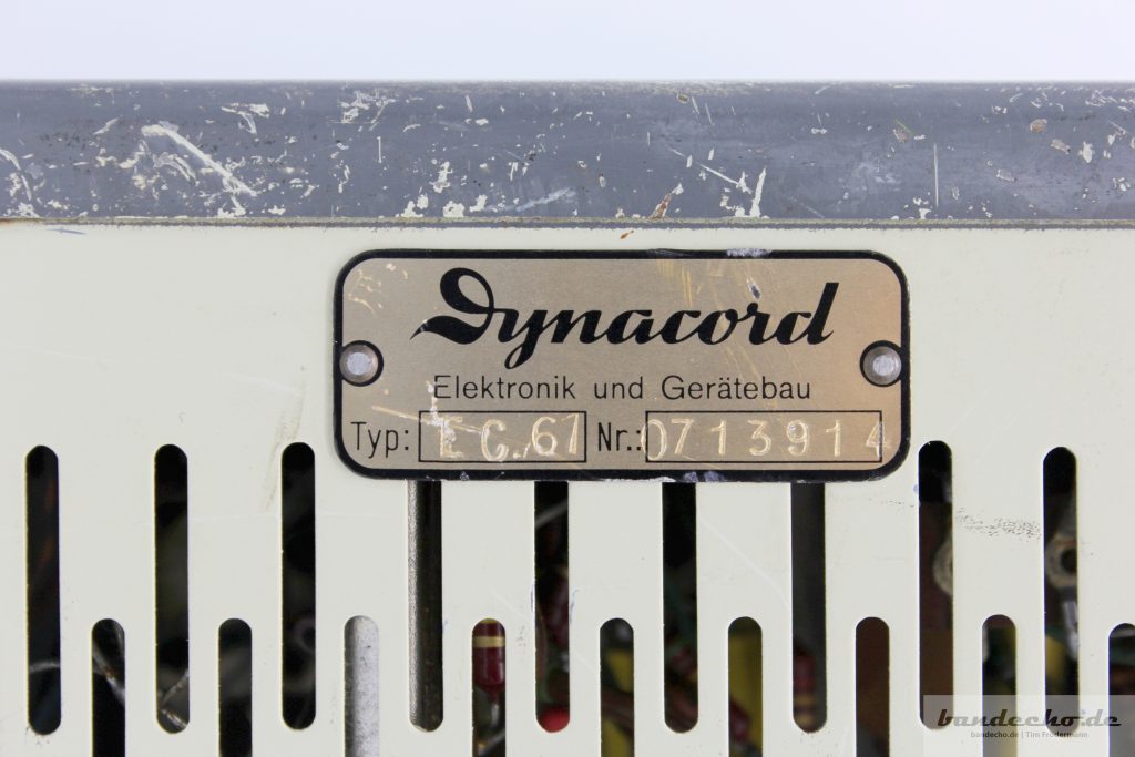 Bilder eines Dynacord Echocord Super 61 Bandechos.